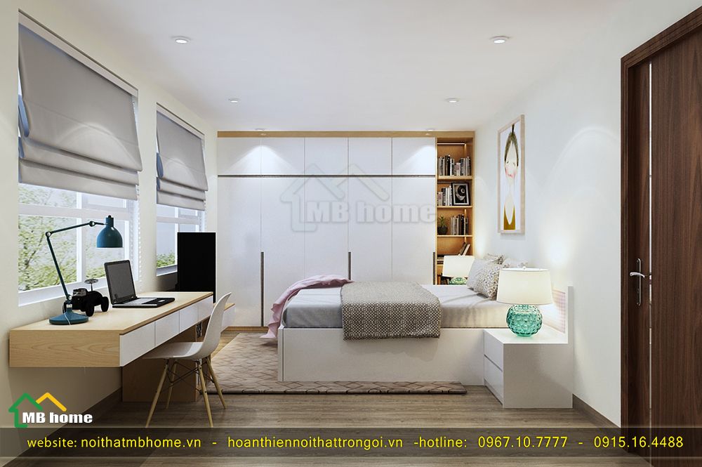 thiết kế phòng ngủ chung cư