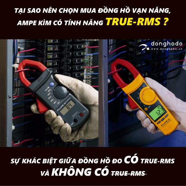 Tại sao nên chọn mua đồng hồ đo điện có True RMS ?