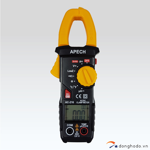 Ampe kìm đo dòng AC/DC APECH AC-216 (600A)