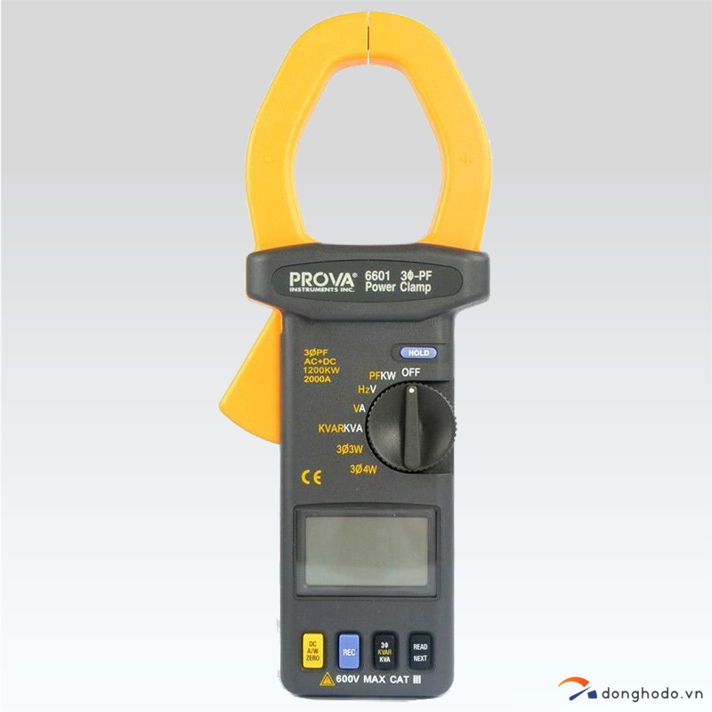 Ampe kìm đo công suất AC/DC Prova 6601( 0 - 1200KW; 0A - 2000A)