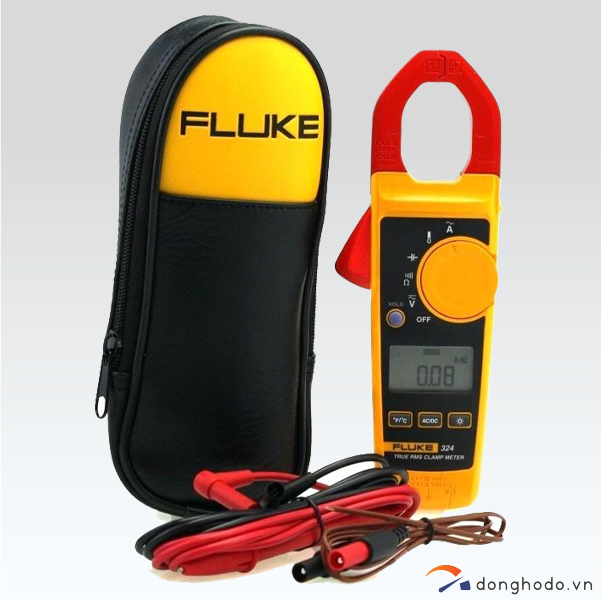 Ampe kìm đo dòng AC FLUKE 324 trọn bộ