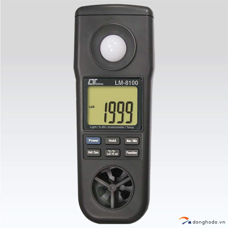 Máy đo tốc độ gió, ánh sáng, độ ẩm, nhiệt độ LUTRON LM-8100