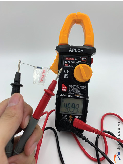 Ampe kìm đo điện trở  APECH AC-218S 