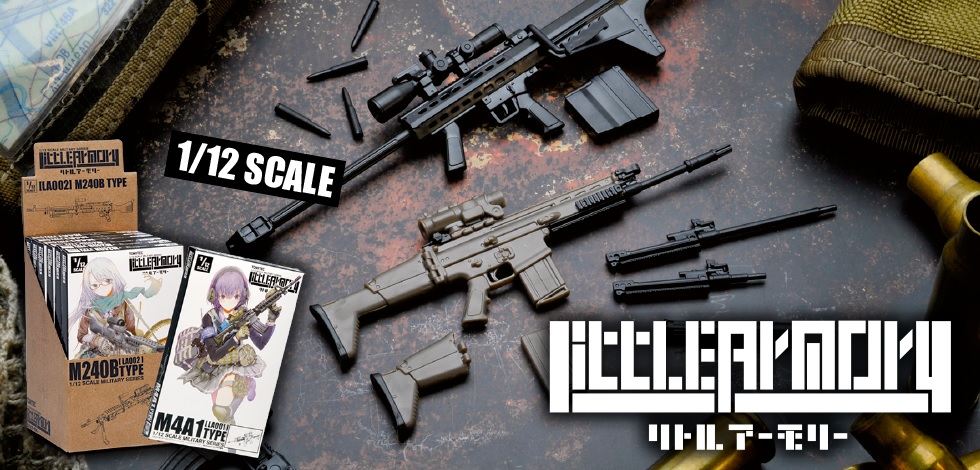 Giới thiệu về dòng phụ kiện vũ khí tỷ lệ 1/12 Little Armory
