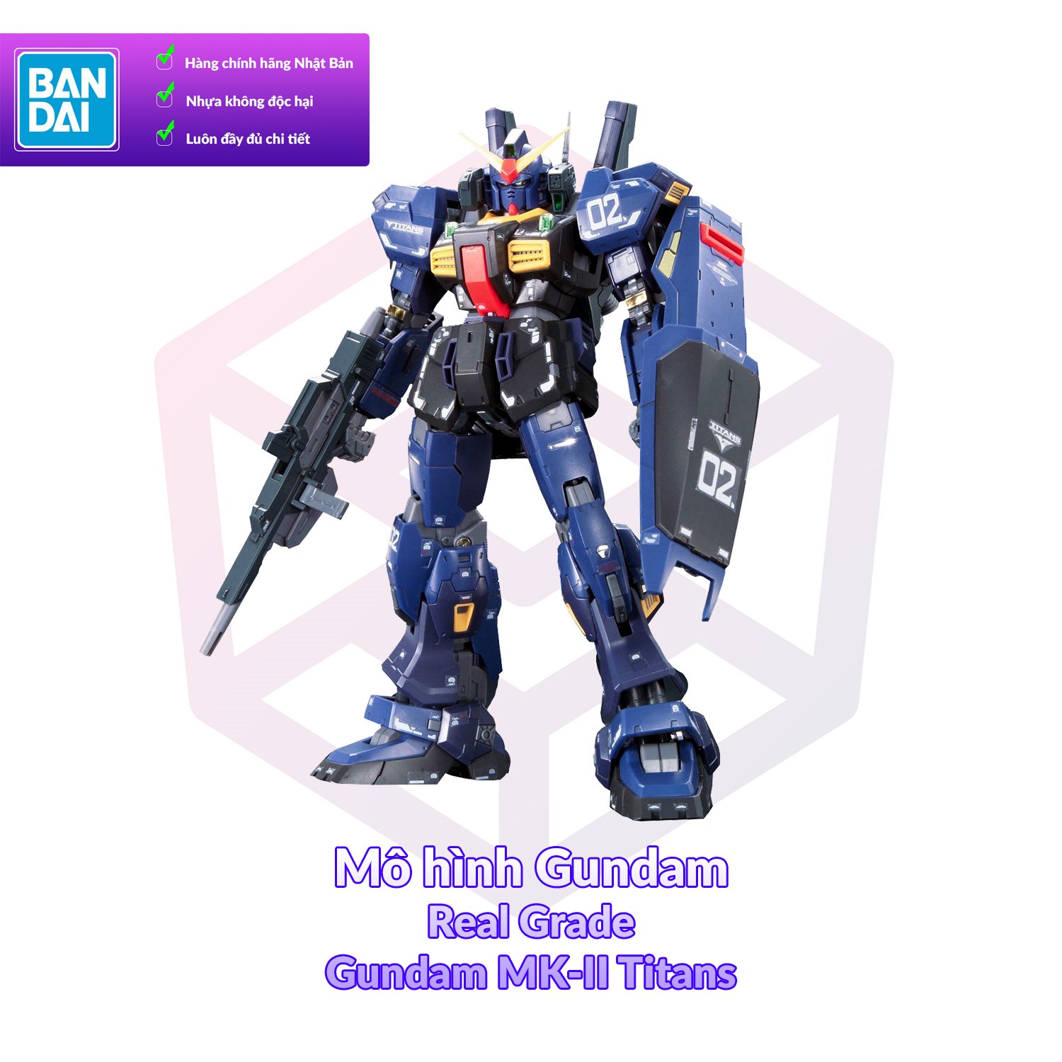 thumbnail image 2 of BANDAI RG 1/144 GUNDAM MKII TITANS | Malaysia 2 of 13