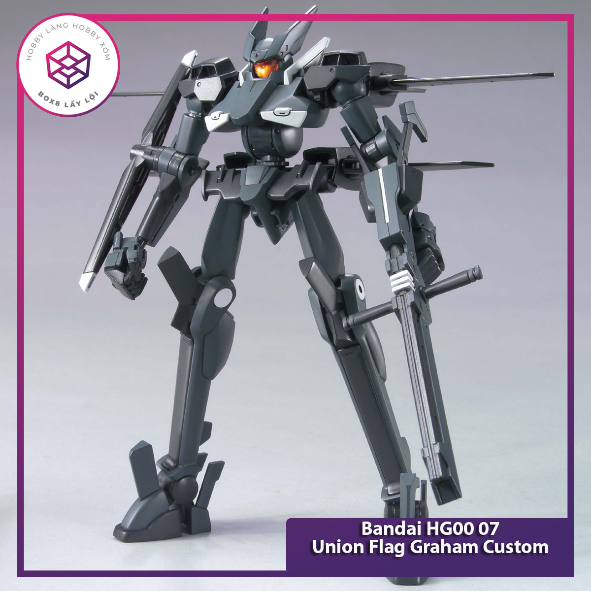 Mô hình Gundam Bandai HG00 07 Union Flag Graham Custom
