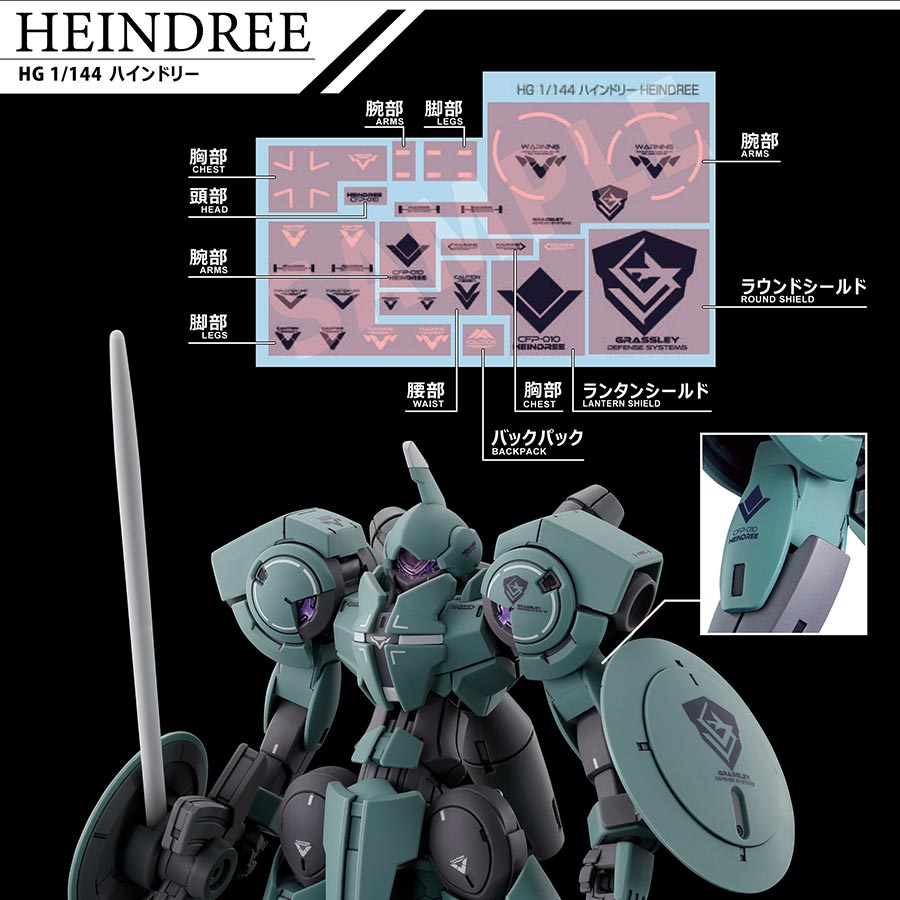 Décalque Gundam GD-136 Mobile Suit Gundam Side Stories Multiusage Décalque Gundam GD-136 Mobile Suit Gundam Side Stories Multiusage