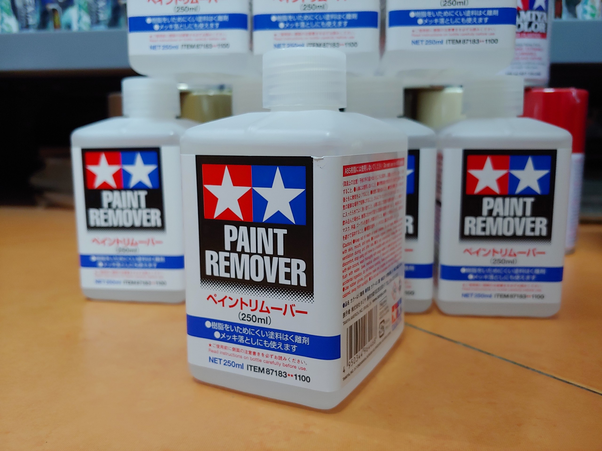 Dung dịch tẩy sơn Tamiya Paint Remover 250ml 87183 tẩy gốc acrylic