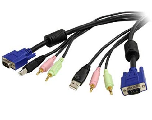 Cáp Keyboard & Mouse Switch Cables (USB + Audio)