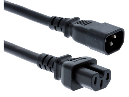 Dây Nguồn AC Power Cord IEC60320 C14 to C15