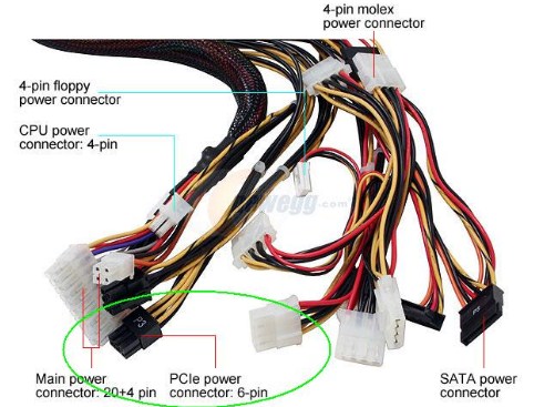 Cáp nguồn cắm trong cho máy tính