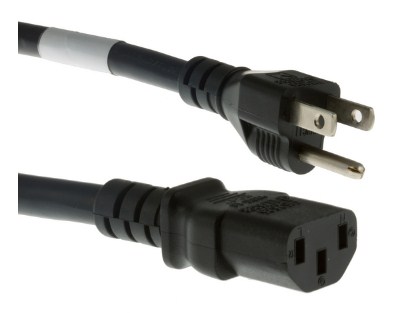 Dây Nguồn 3 Chân 2 Dẹt 1 Tròn AC Power Cord USA NEMA5-15P to C13