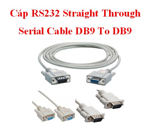 Cáp RS232 Straight Through Serial Cable DB9 To DB9