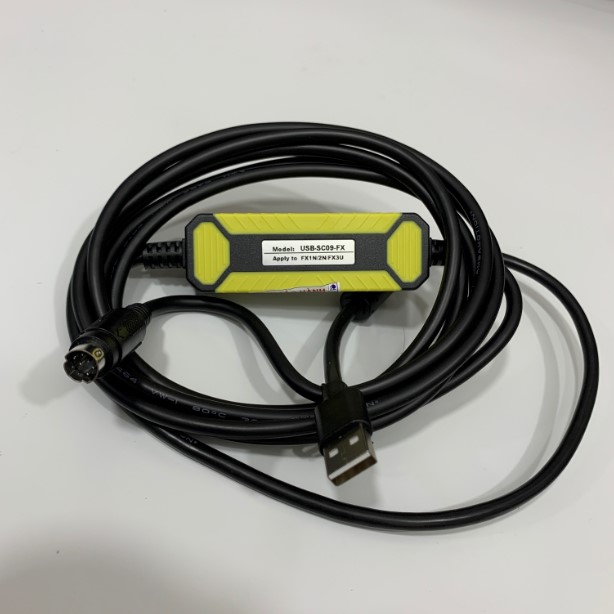 Cáp Lập Trình USB-SC09-FX AMSAMOTION USB to Mini Din 8 Pin 3M ...