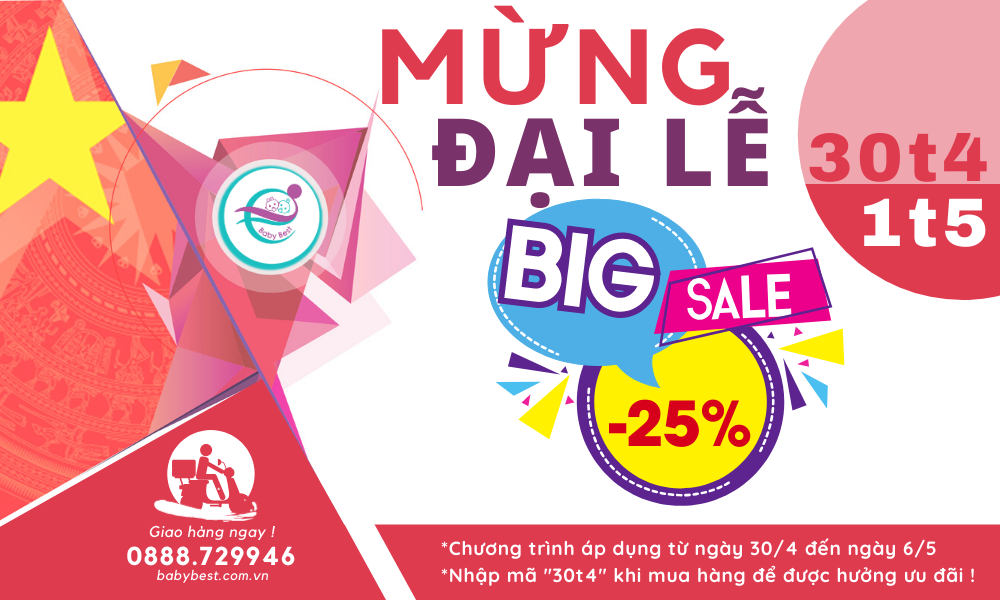 TƯNG BỪNG KHUYẾN MÃI MỪNG ĐẠI LỄ 30/4 – 01/05 