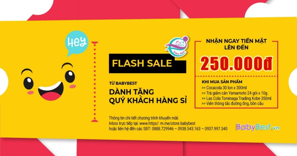 FLASH SALES DÀNH CHO KHÁCH HÀNG SỈ