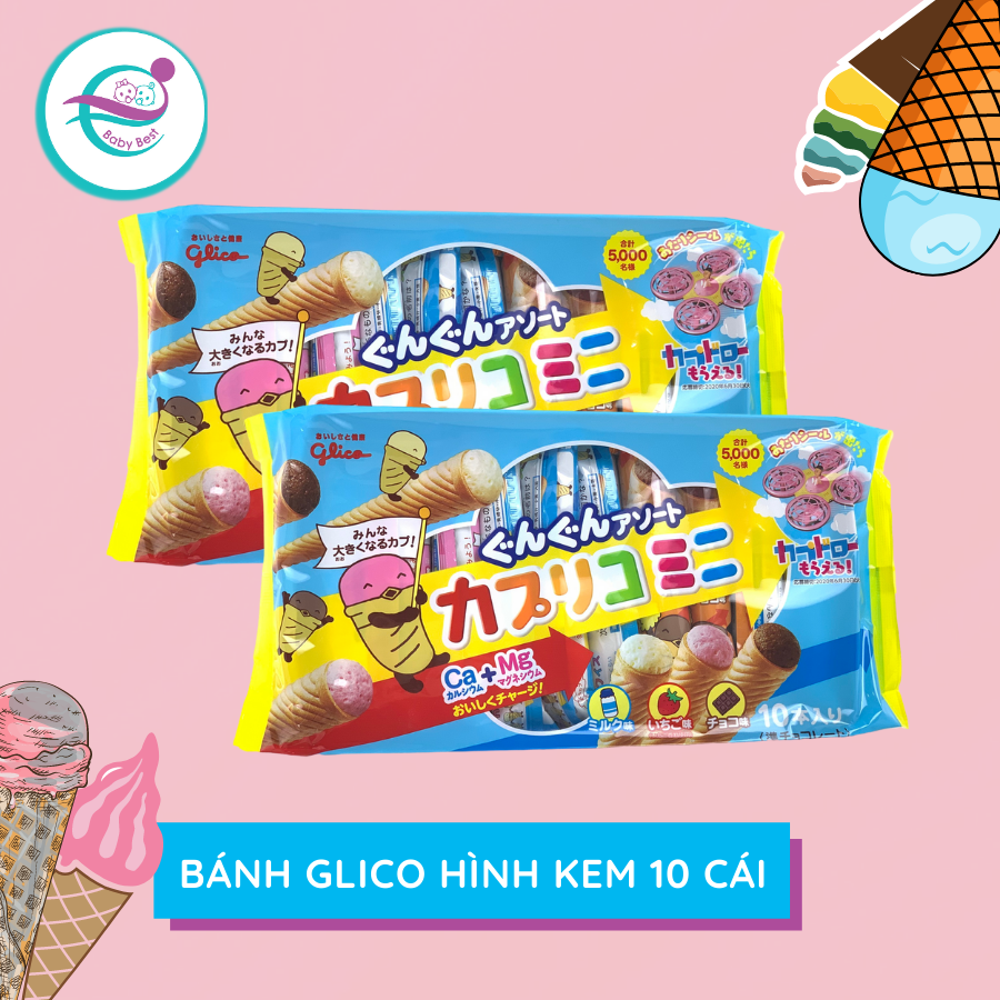 Bánh Glico hình kem 10 cái BabyBest