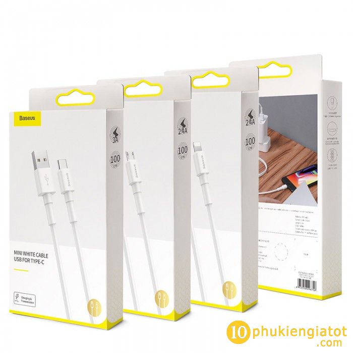 cap-sac-nhanh-sieu-ben-baseus-mini-white-smartphone-Tablet-type-c-lightning-micro-USB-cable-CAMSW-02-phu-kien-gia-tot