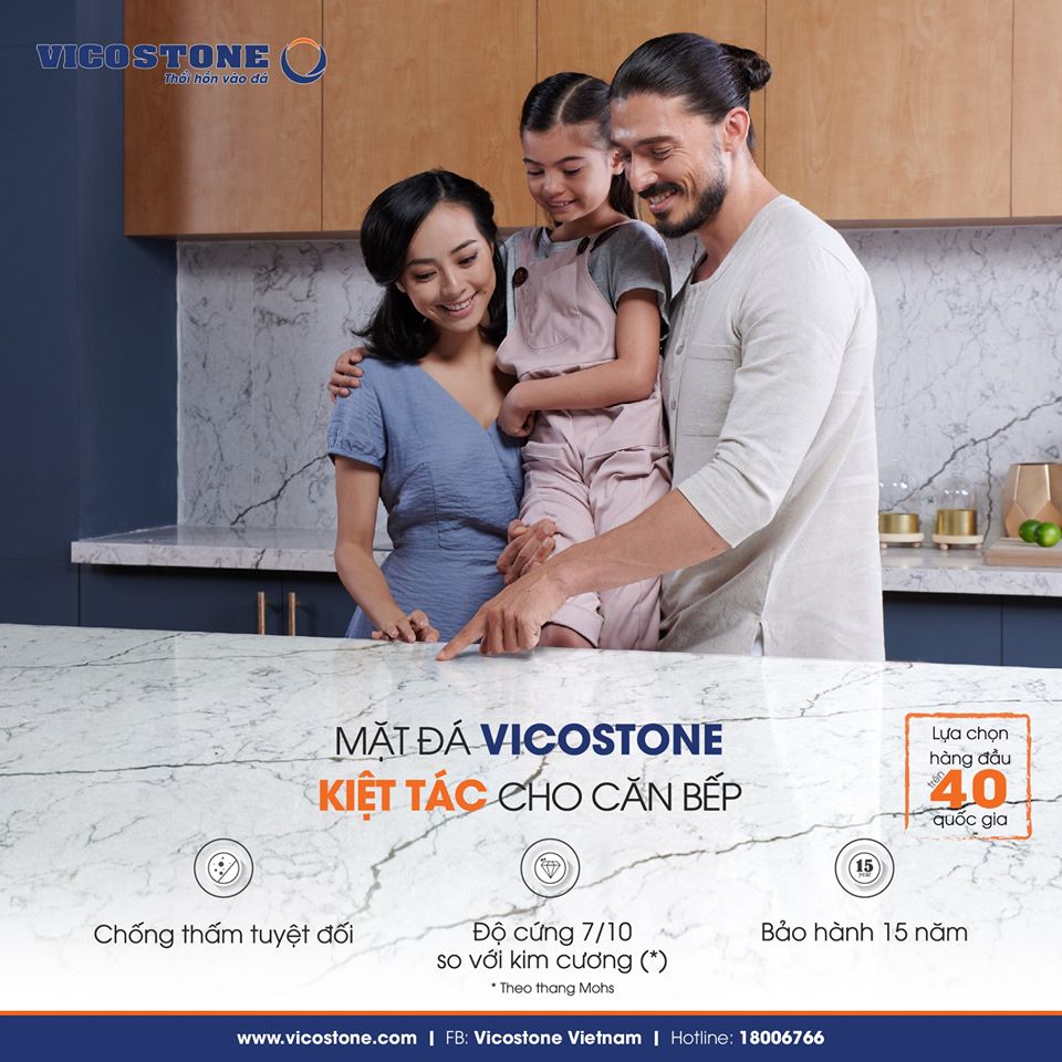 10 ƯU ĐIỂM ĐẶC BIỆT CỦA ĐÁ NHÂN TẠO VICOSTONE