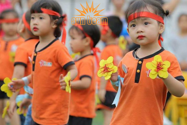 Áo phông đồng phục mầm non