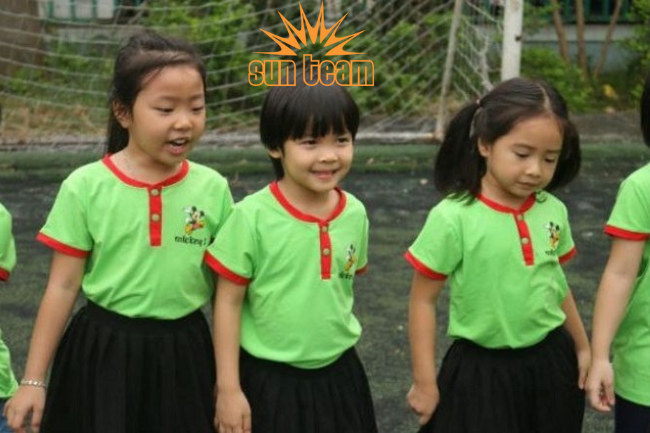 Áo thun đồng phục mầm non
