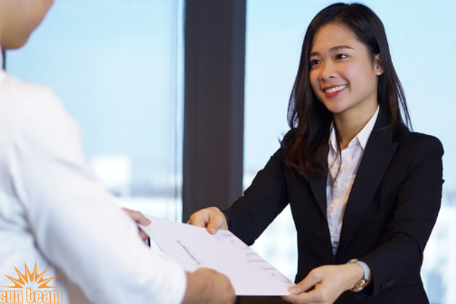 Đồng phục lễ tân doanh nghiệp