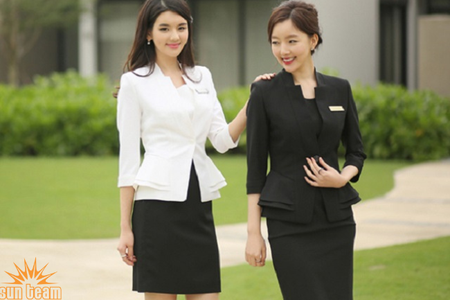 Đồng phục váy lễ tân