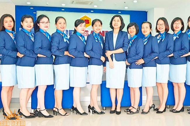 Áo váy đồng phục công sở