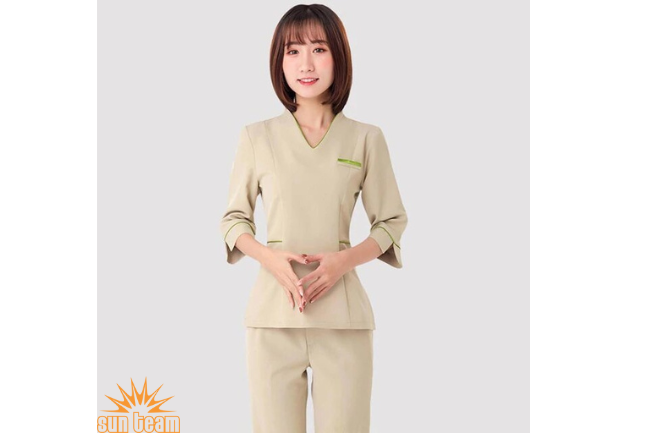 Váy đồng phục cho nhân viên spa