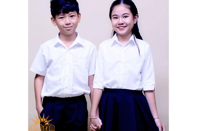 Vải cotton là chất liệu may đồng phục lớp 6 phổ biến