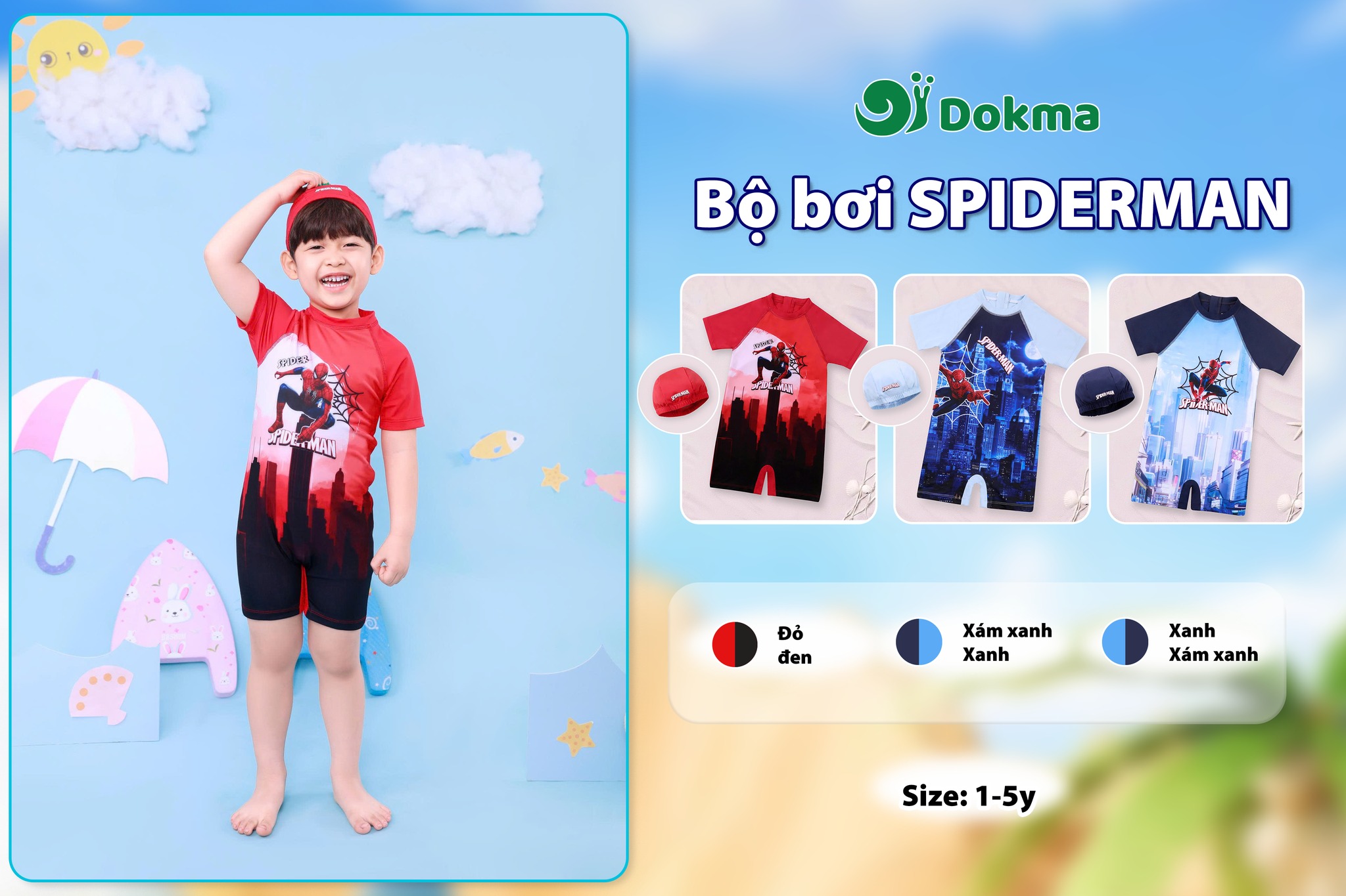 Mùa hè đến rồi – Bé đã sẵn sàng “biến hình” thành SPIDERMAN chưa?