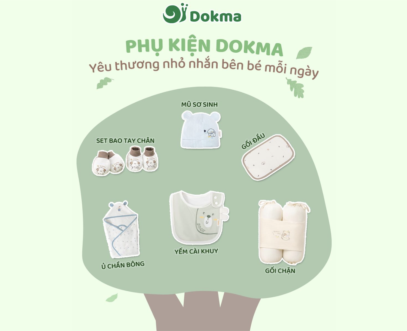 PHỤ KIỆN DOKMA – Yêu thương nhỏ nhắn bên bé mỗi ngày