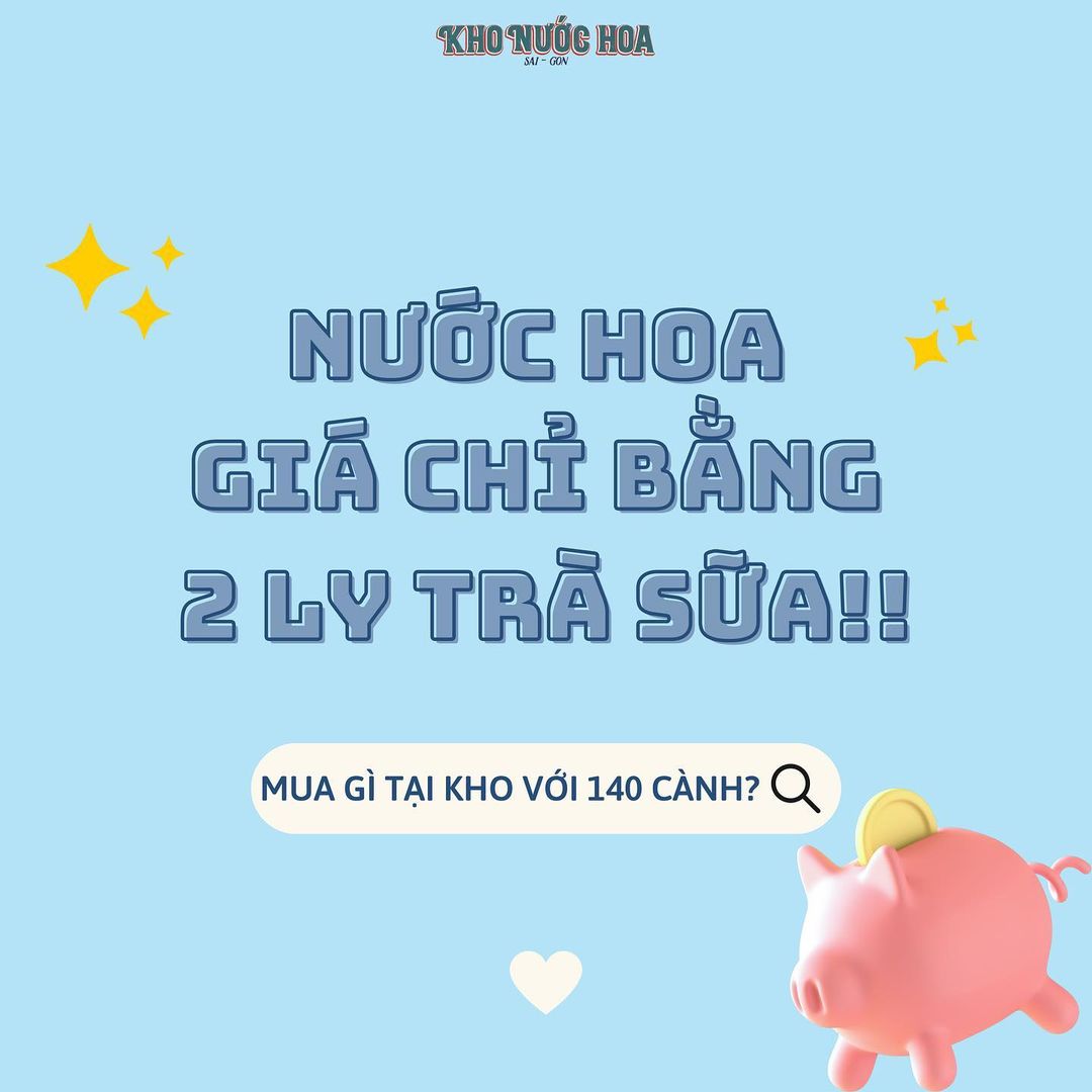 NƯỚC HOA CHIẾT GIÁ CHỈ BẰNG 2 LY TRÀ SỮA? 💸