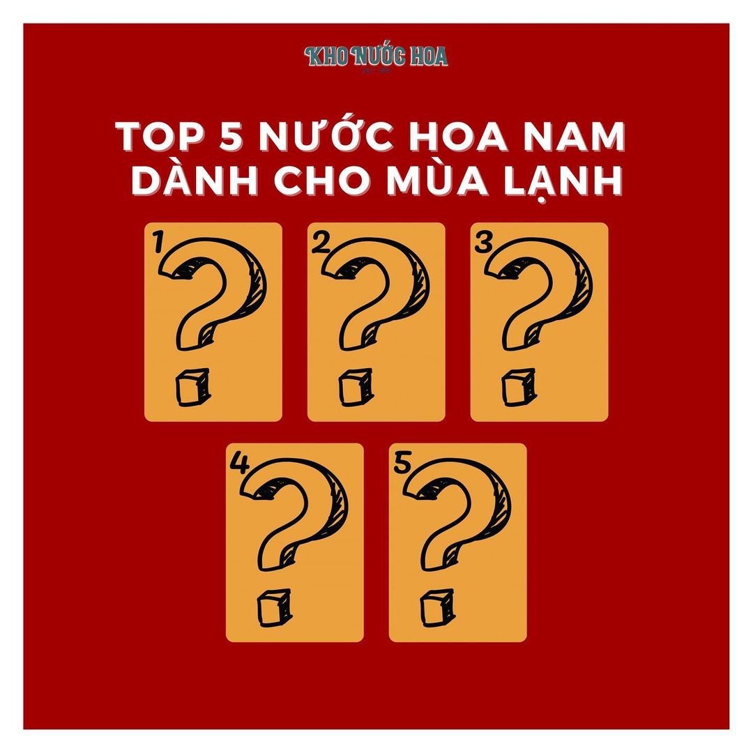 TOP 5 NƯỚC HOA NAM DÀNH CHO MÙA LẠNH 📌