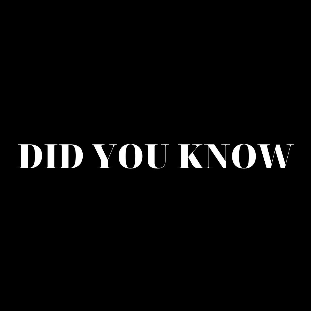 Did you know?