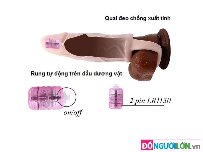 Bao Cao Su Đôn Dên Có Quai Đeo Rung Đầu Men Extender 03