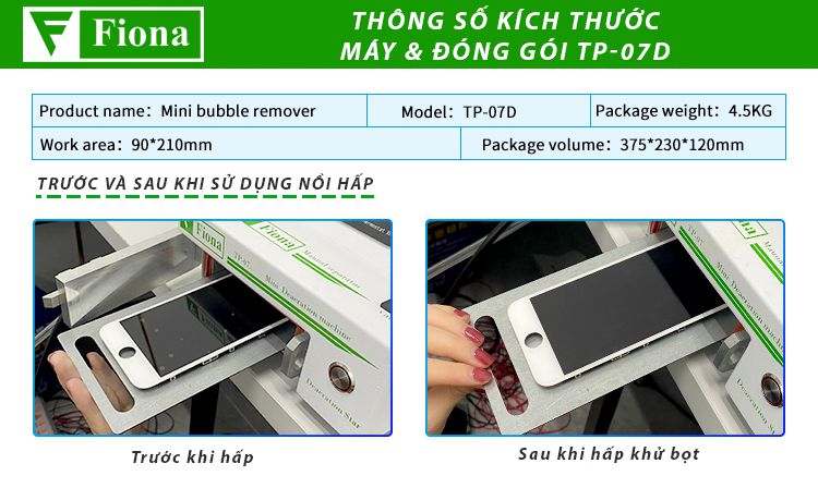 Nồi hấp mini siêu tốc FIona TP-07D
