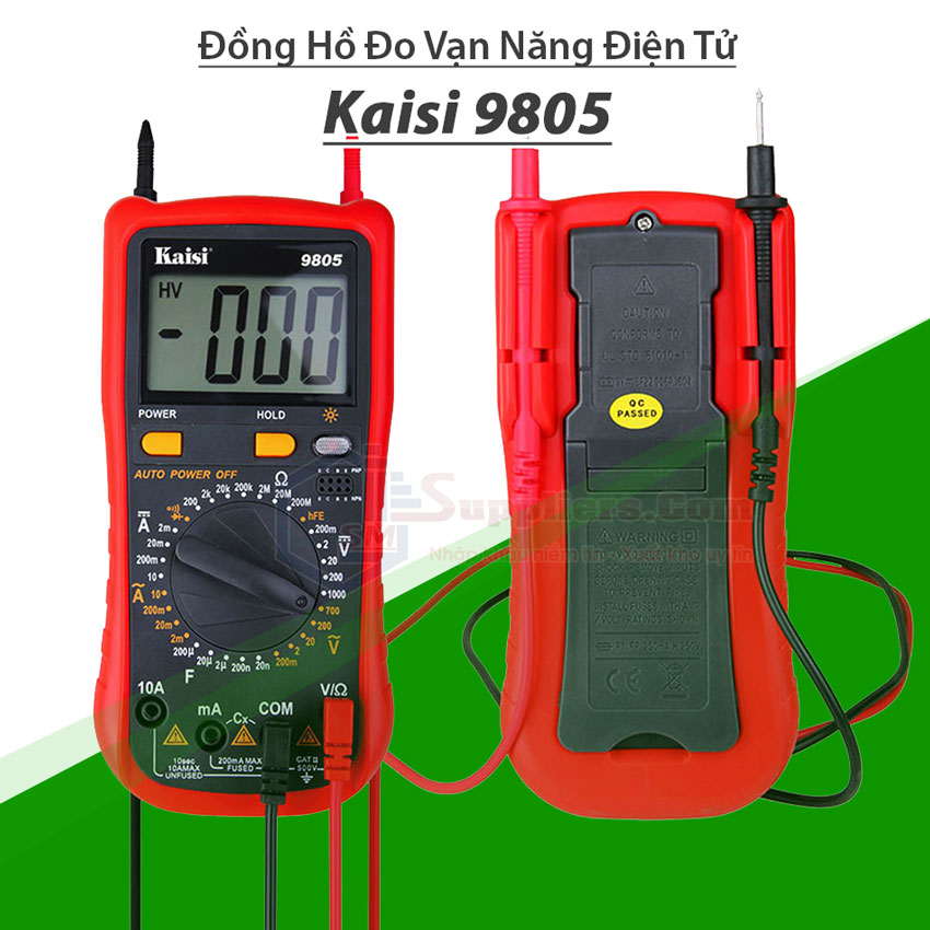 Đồng hồ vạn năng đo mạch điện tử Kaisi 9805