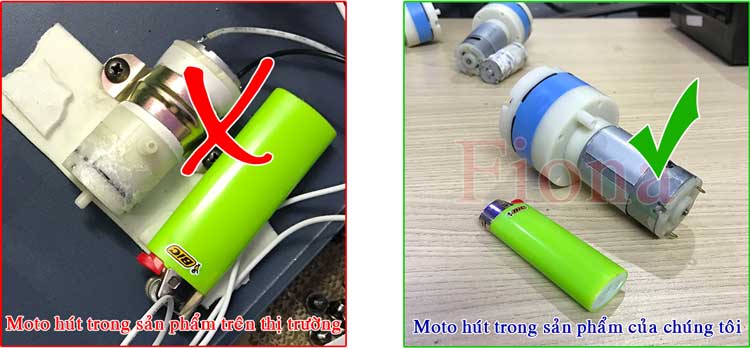 Hệ thống bơm hút giữ của bàn nhiệt Fiona FL-T07