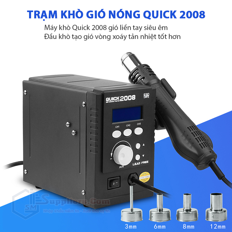 Máy khò Quick 2008 trạm khò gió nóng 700W
