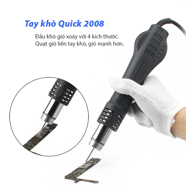 Máy khò Quick 2008 trạm khò gió nóng 700W