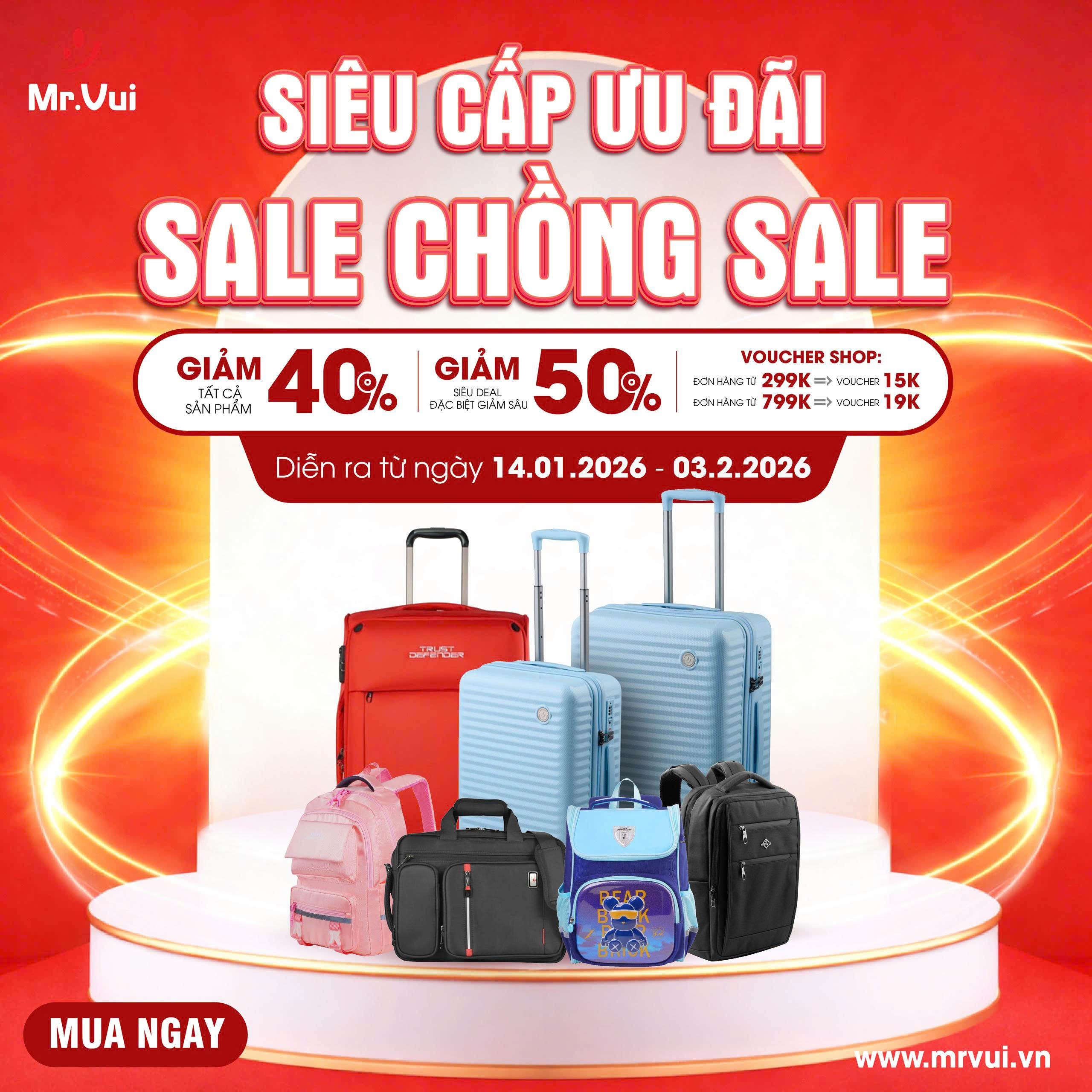 🔥 TƯỞNG GIẢM 35% ĐÃ LÀ HẾT CỠ? CHƯA ĐÂU, MR.VUI VỪA DỘI THÊM BOM TẤN LÊN ĐẾN 50%! 🔥