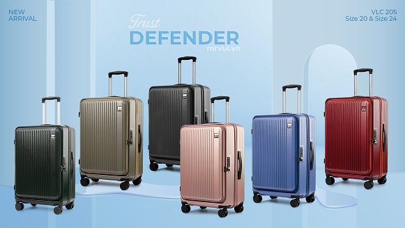 Mẫu vali kéo chính hãng Mr Vui phong cách thời thượng