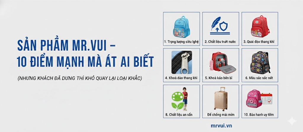 SẢN PHẨM MR.VUI – 10 ĐIỂM MẠNH MÀ ÍT AI BIẾT (NHƯNG KHÁCH ĐÃ DÙNG THÌ KHÓ QUAY LẠI LOẠI KHÁC)