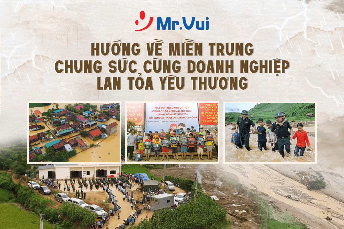 Mr.Vui hướng về đồng bào miền trung