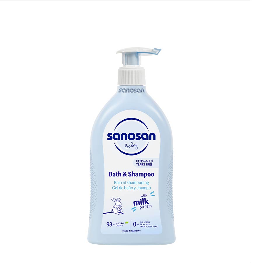 Sữa tắm gội Sanosan Baby Bath and Shampoo 500ml