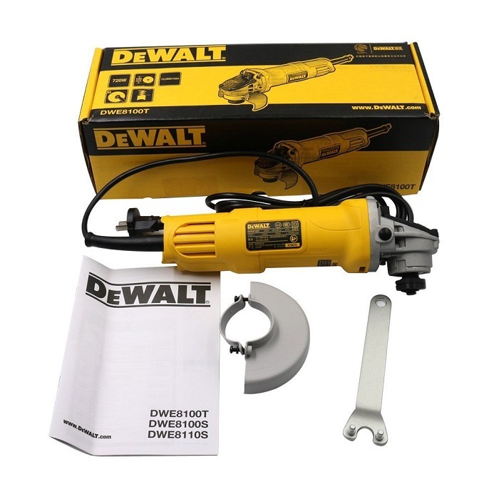Máy mài góc 100mm dùng điện 720W Dewalt DWE8100T-B1 | DCSG.com.vn