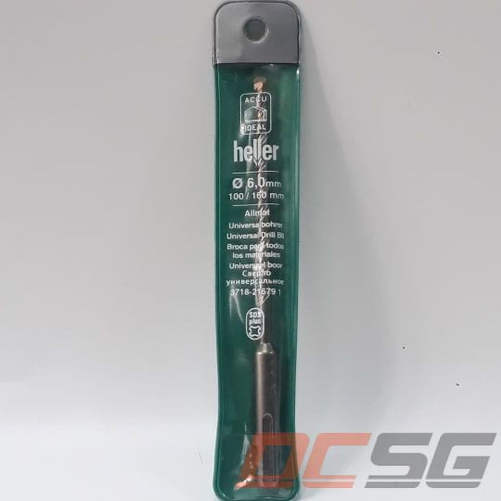 Mũi khoan bê tông 6.0x160mm Heller SDS Allmat 216791