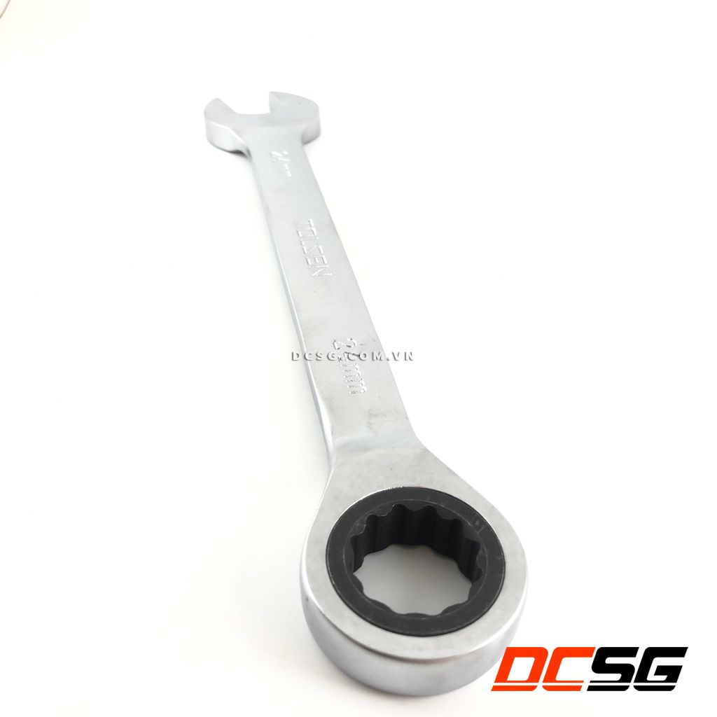 Cờ lê kết hợp 2 đầu vòng loại sâu và miệng 20mm bằng thép CrV Kendo-15220