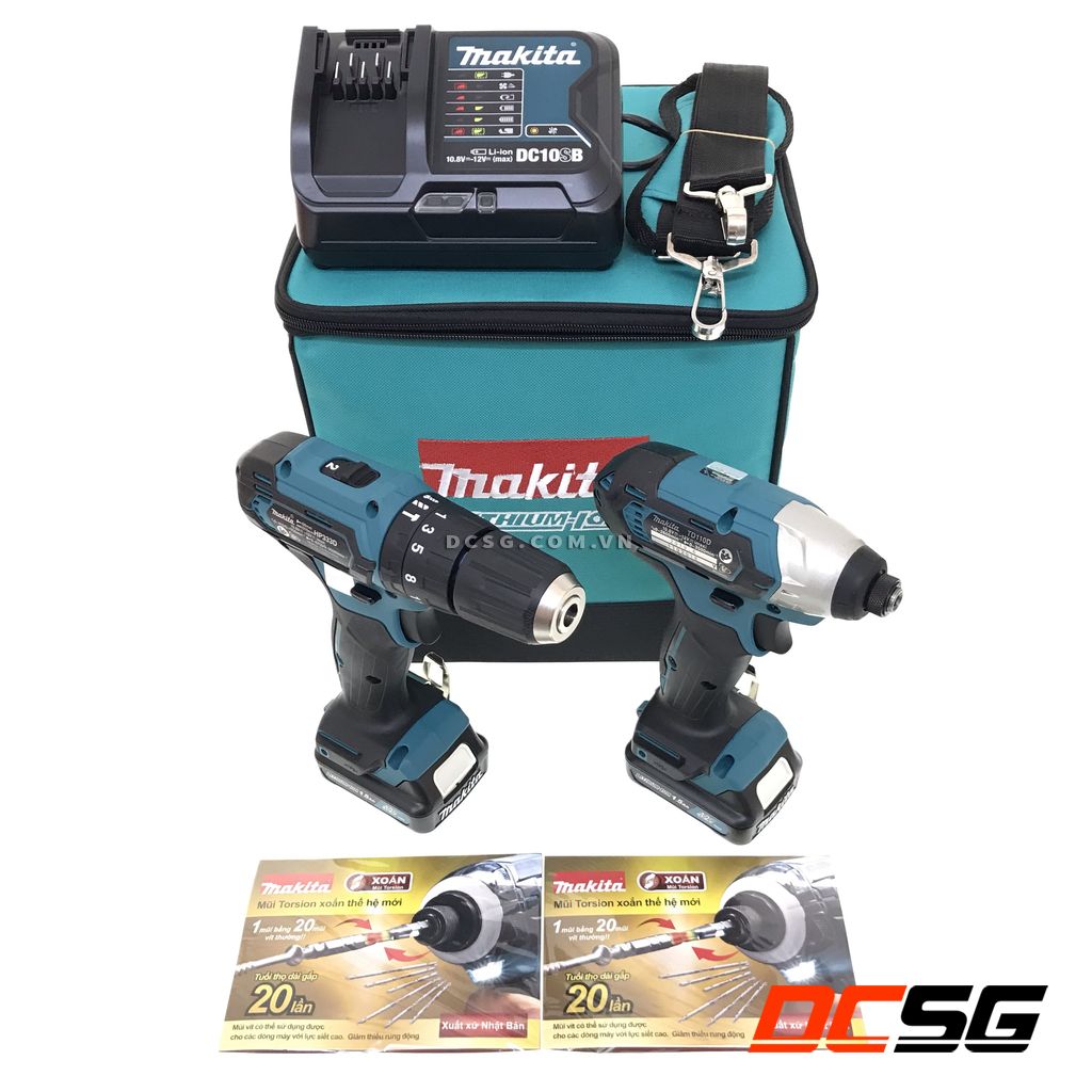 B s n ph m m y khoan v n v t d ng pin 12Vmax Makita CLX228S